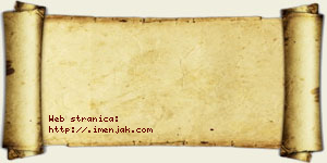 Andjelina Tomović vizit kartica